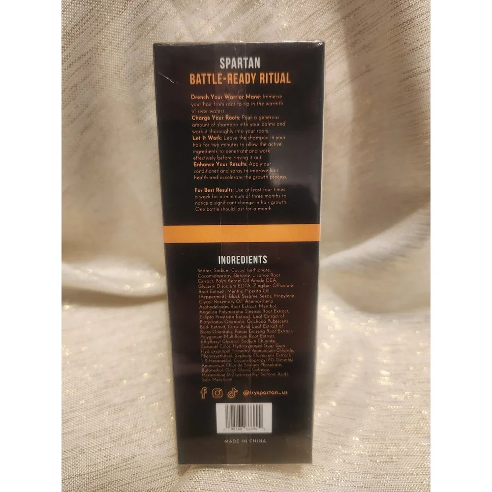 Spartan Root Activator Shampoo Promotes Hair Growth 6.8 oz. New Sealed